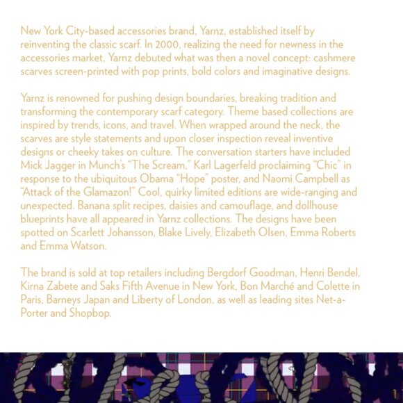 Yarnz 100% Cashmere Oversized Scarf Window Scene Print 36x80" Artsy Luxury - Picture 13 of 13